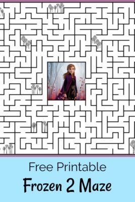 Frozen 2 Maze Printable from Disney - Mama Likes This
