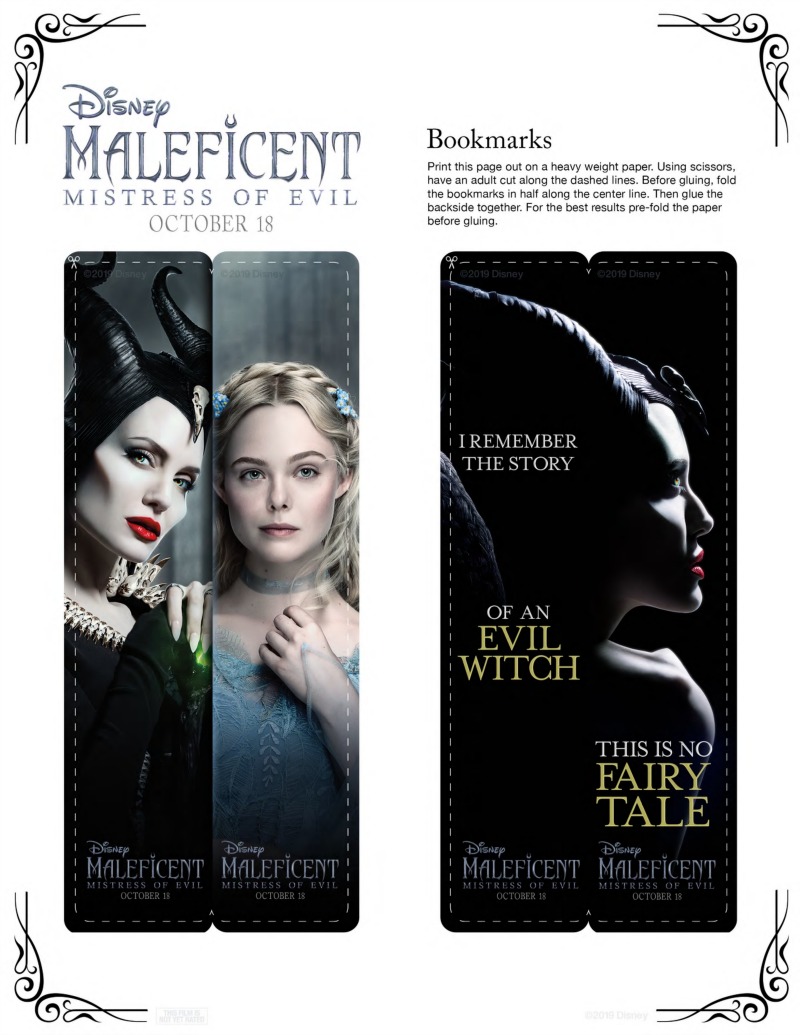 pin maleficent bookmarks