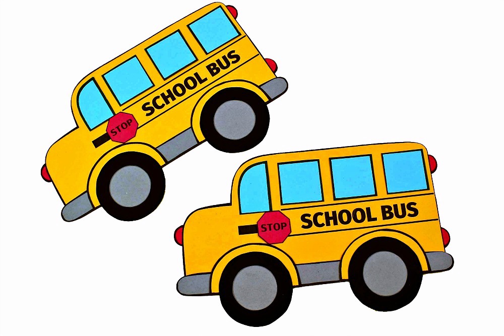 school bus coloring page preschool