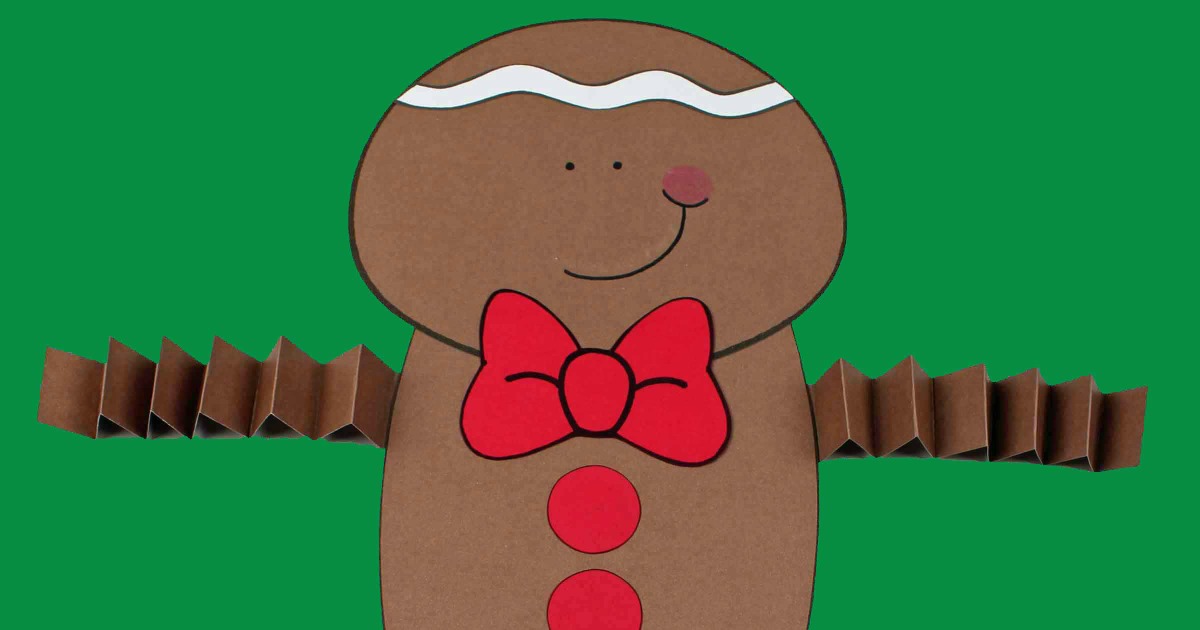 Download Free Printable Gingerbread Boy Craft | Mama Likes This
