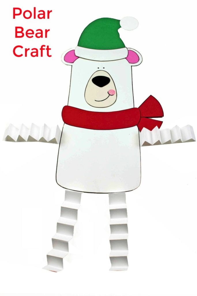 Printable Polar Bear Craft Template