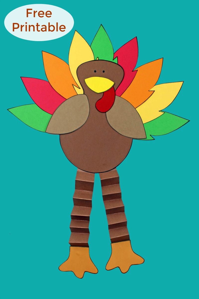 turkey printable craft