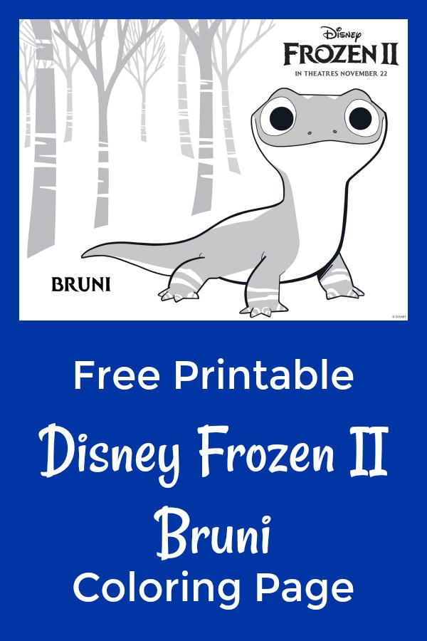 Free Printable Disney Frozen Bruni Coloring Page Mama Likes This