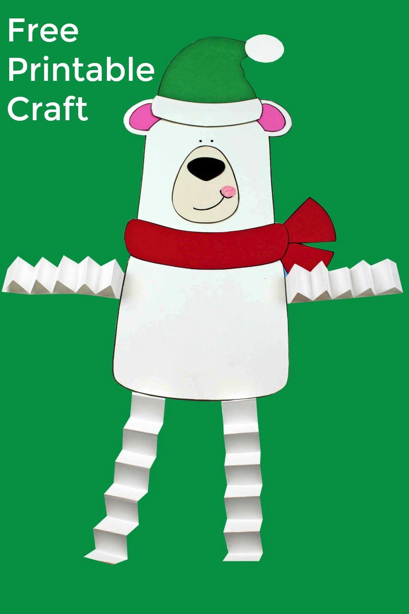 free-printable-polar-bear-craft-with-accordion-legs-mama-likes-this