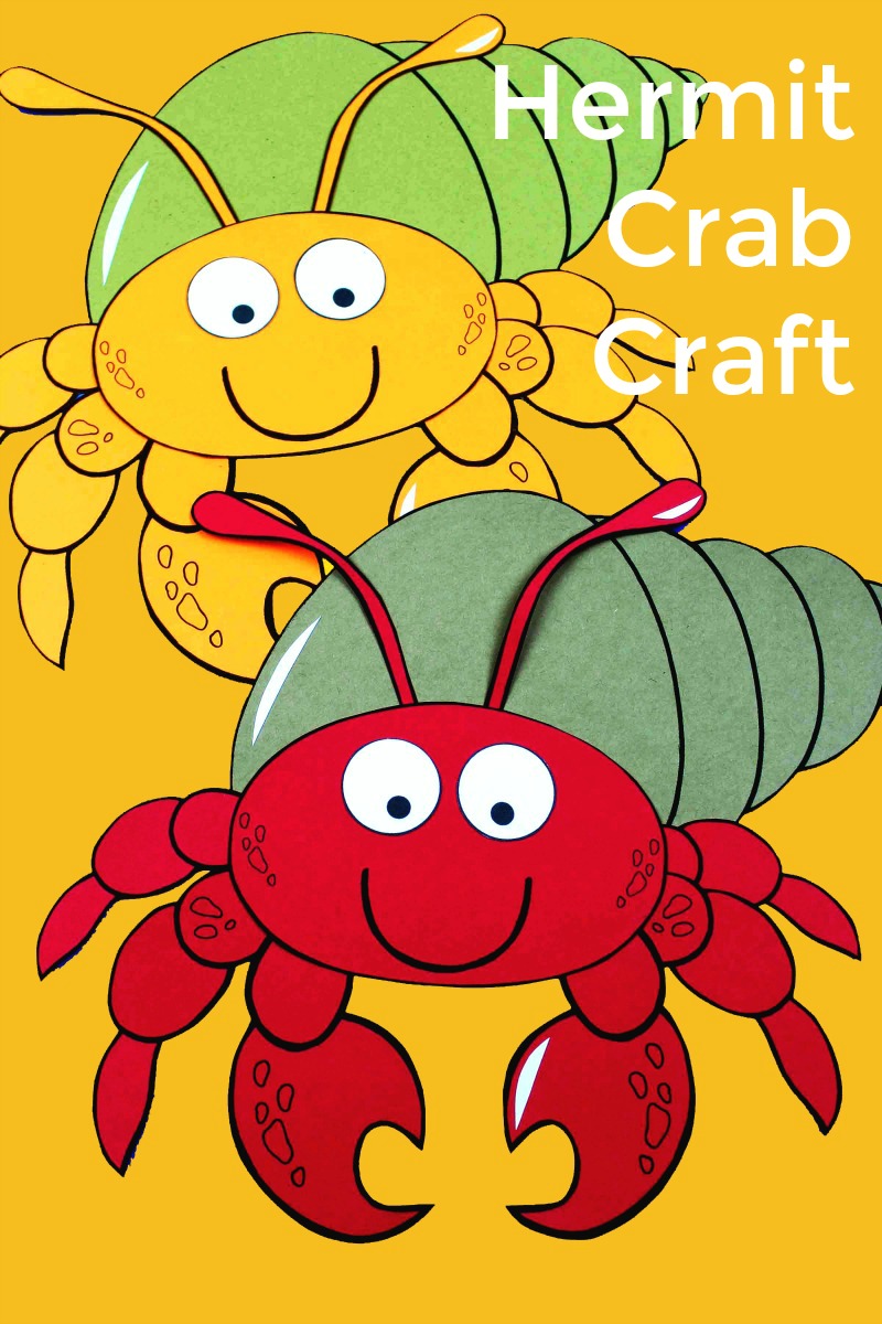 Free Printable Hermit Crab Craft - Mama Likes This