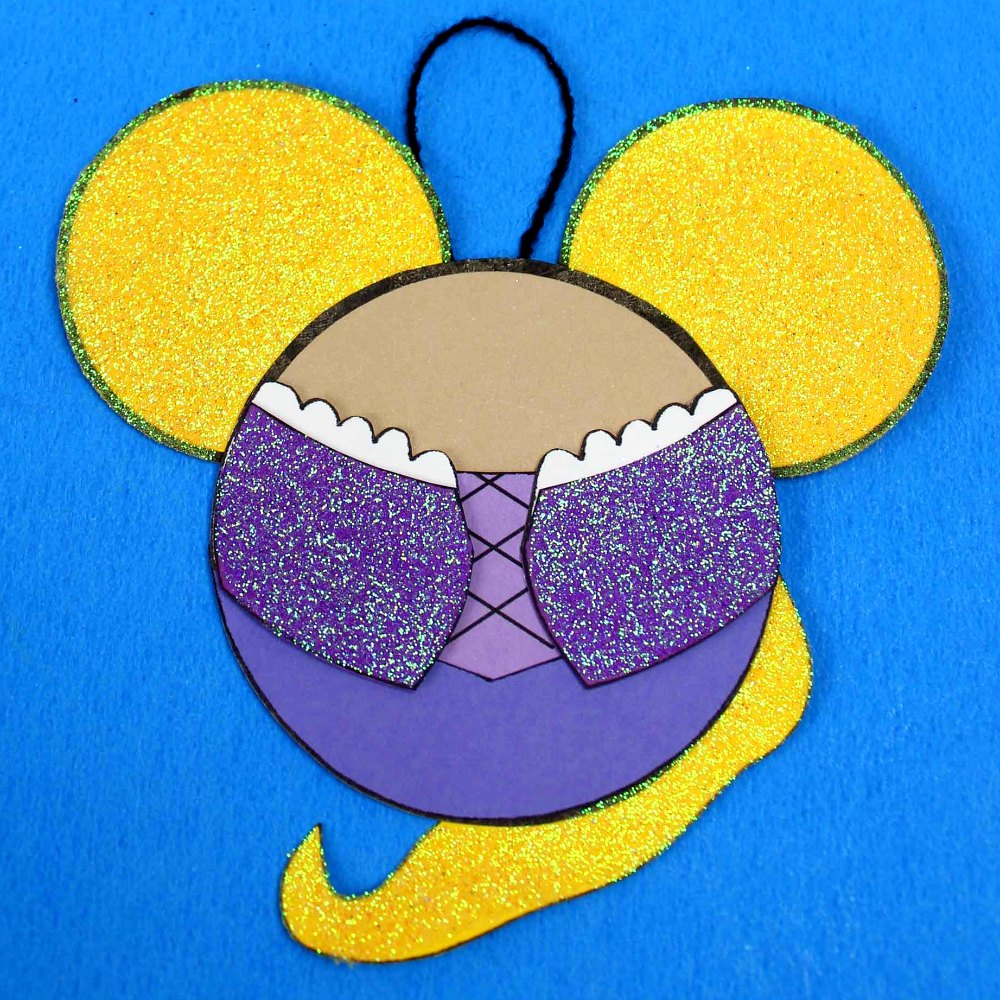 inst tangled rapunzel ornament craft