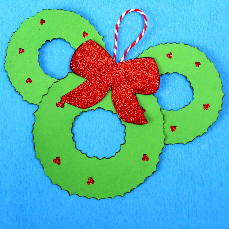 wreath mickey head craft