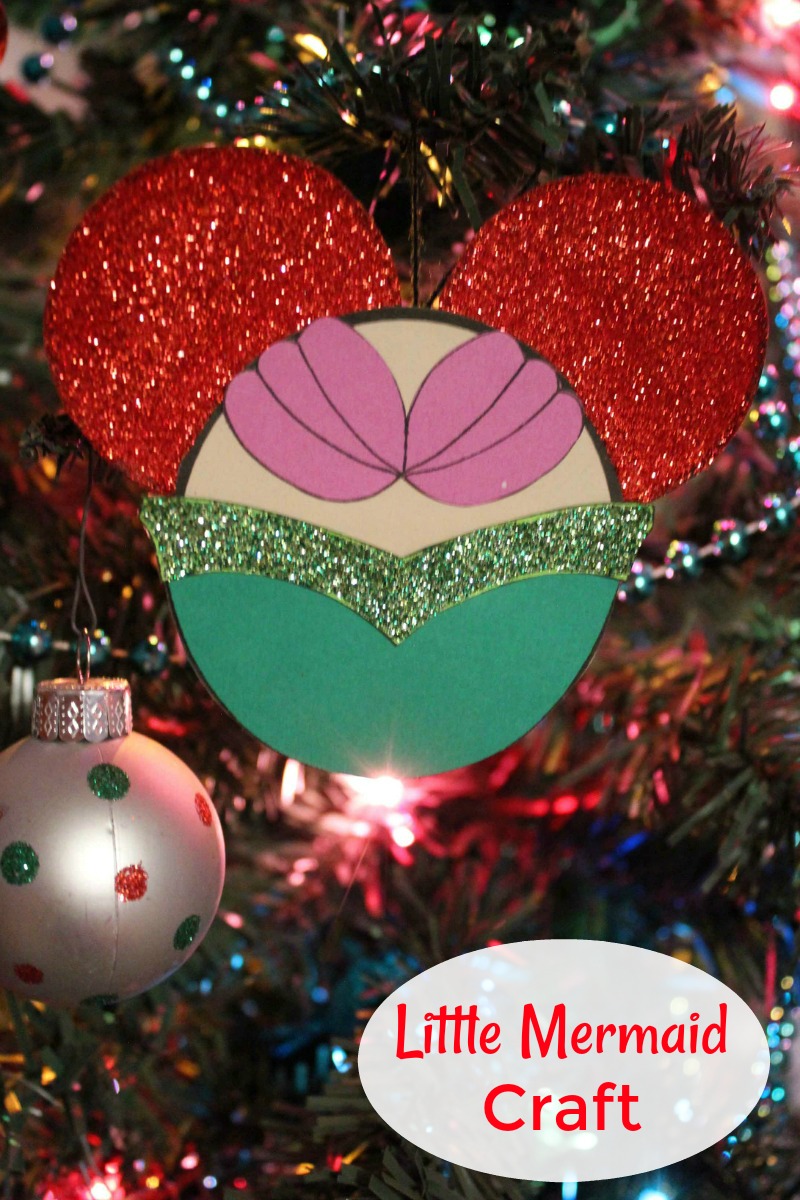 pin ariel ornament craft on tree