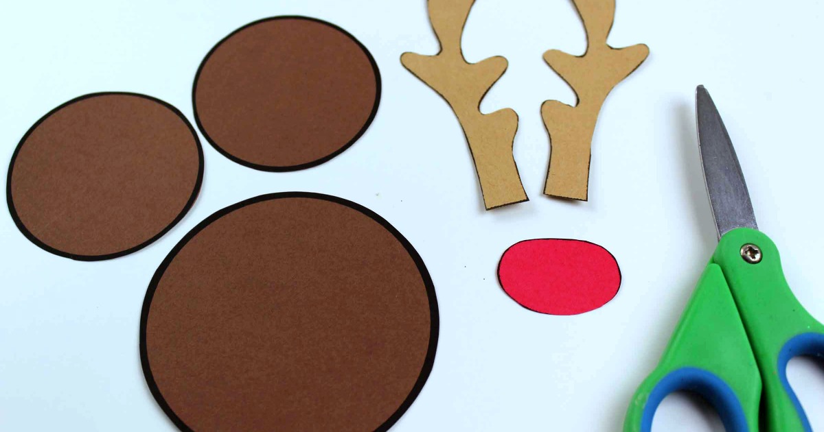 supplies for rudolph mickey craft