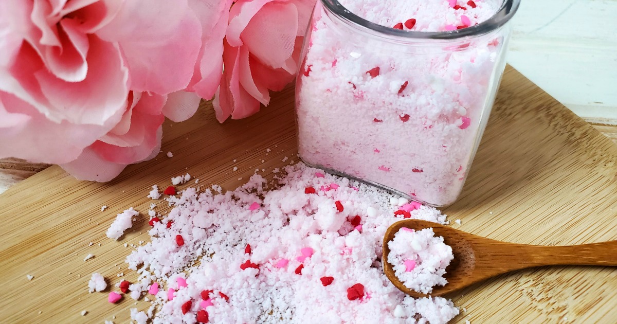 feature vday diy fizzy bath salts