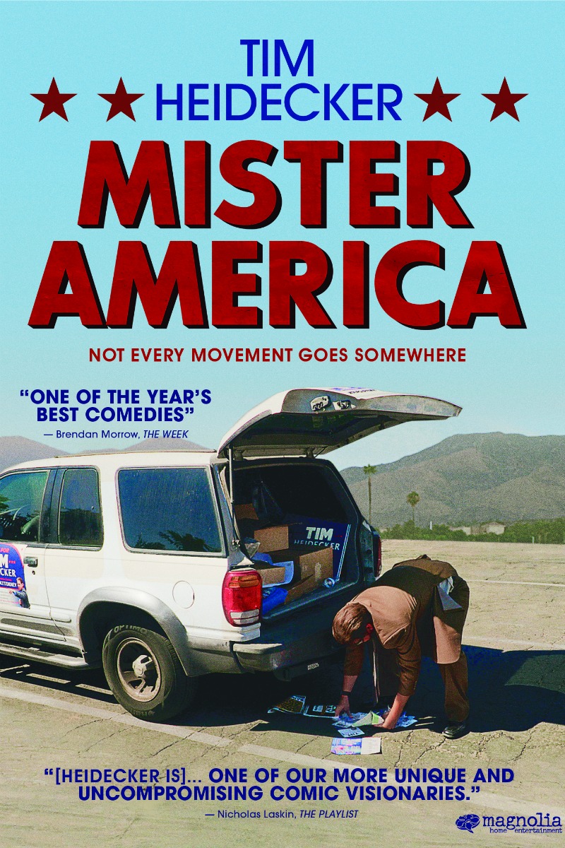 If you enjoy a good, quirky dark comedy, you'll want to check out the new Tim Heidecker Mister America movie from Magnolia Pictures. 