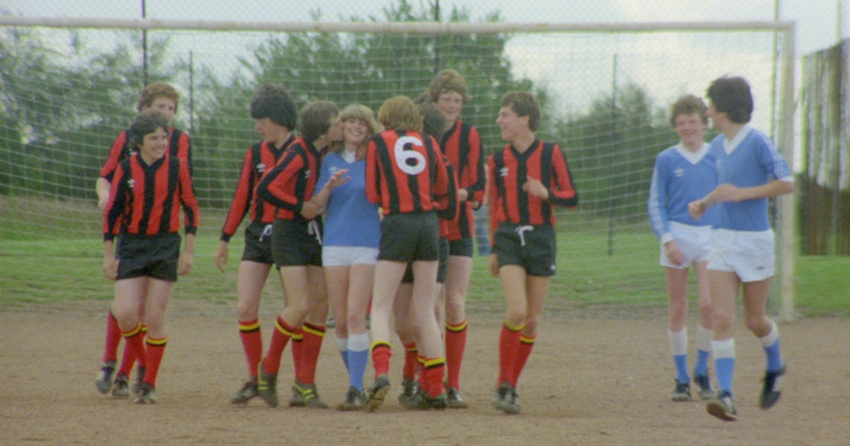 teen soccer game in scotland