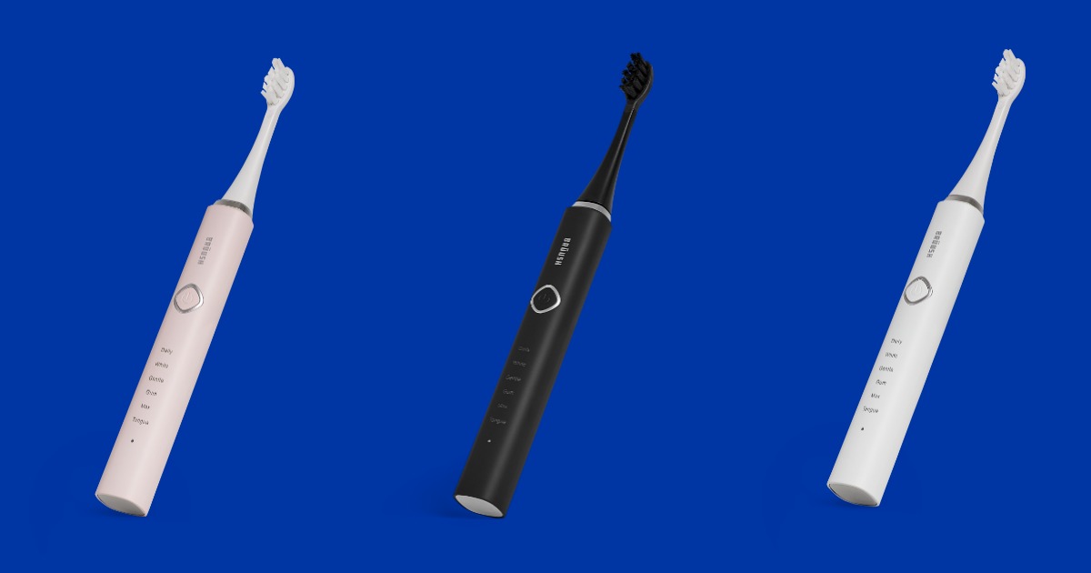 three bruush electric toothbrushes