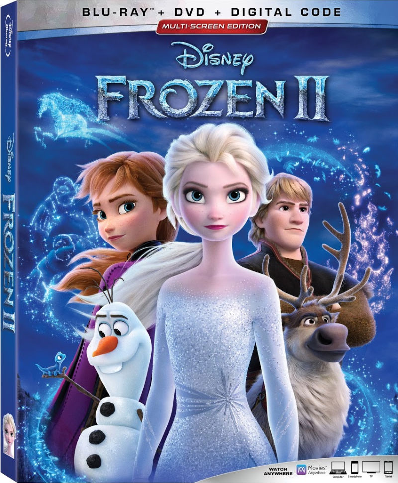 Disney Frozen 2 - Enter the Disney Frozen 2 giveaway, so you can watch the blu-ray combo pack at home and on the go. The combo comes with a blu-ray, DVD and a digital code,