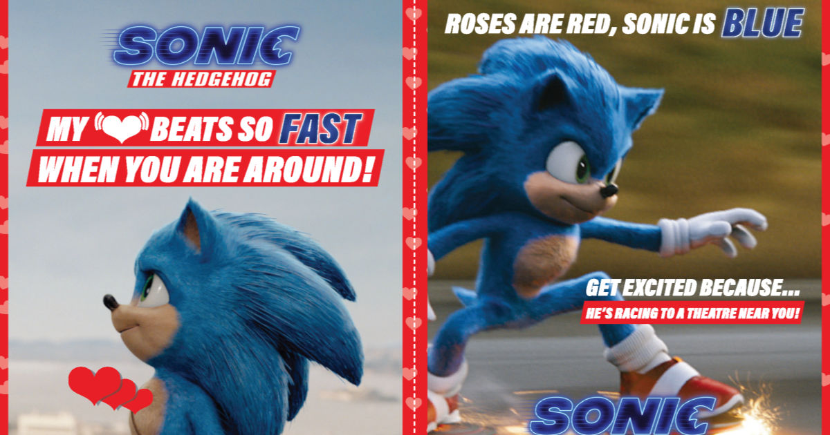 Printable Sonic Valentines Printable World Holiday