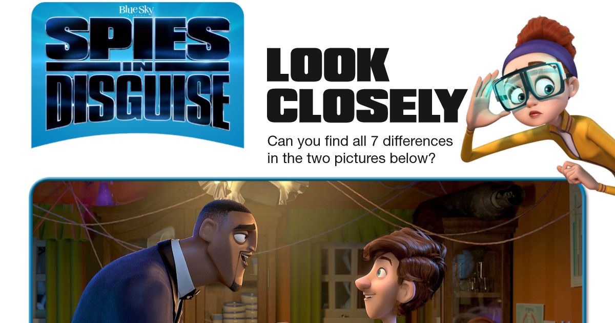 Spies in Disguise Crossword Puzzle - Mama Likes This