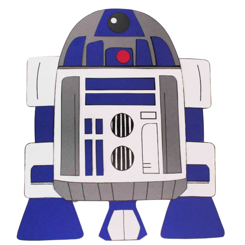 Star Wars Inspired Printable R2 D2 Craft Mama Likes This