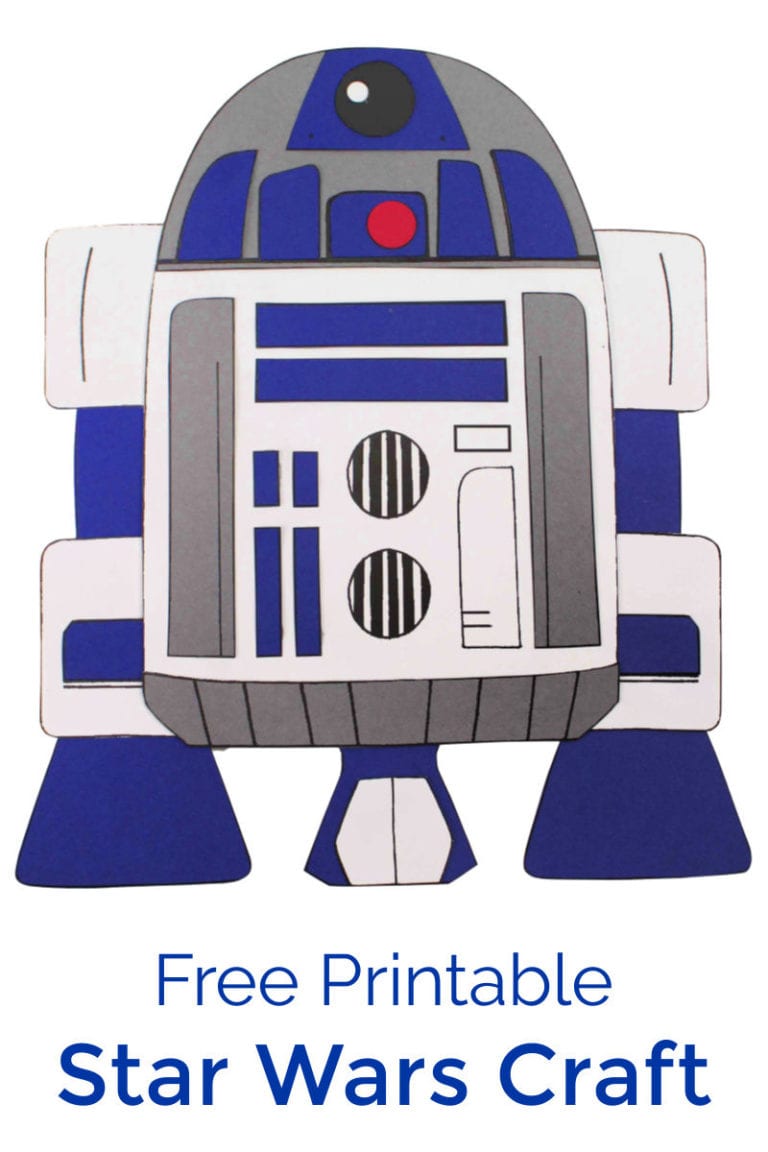 Star Wars Inspired Printable R2 D2 Craft Mama Likes This