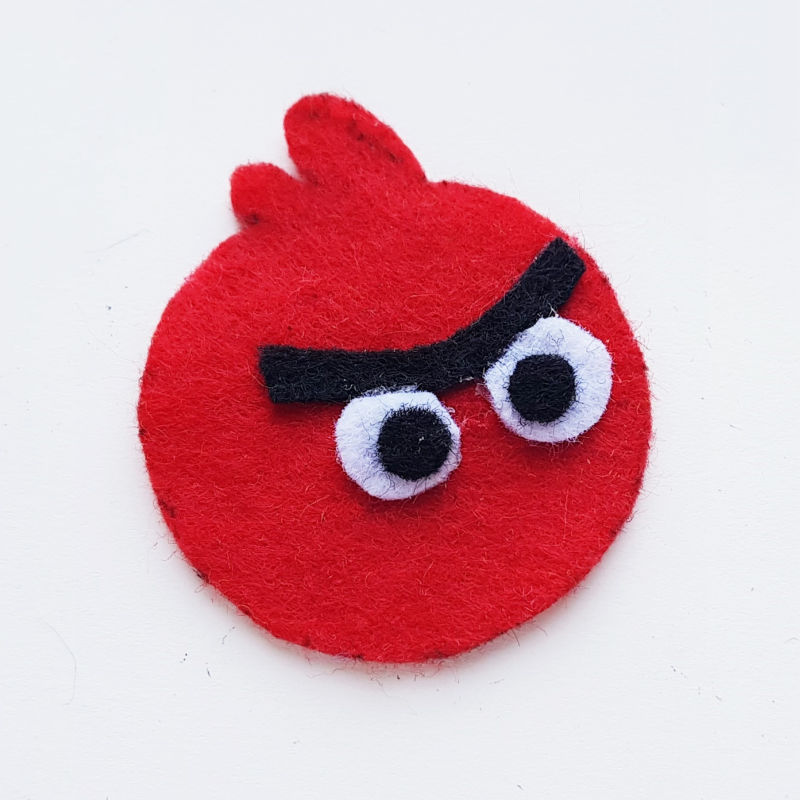step 3 Angry Birds Pencil Topper Craft
