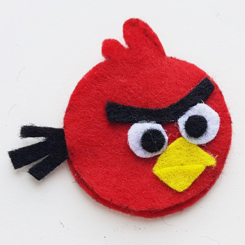 step 6 Angry Birds Pencil Topper Craft