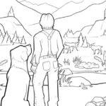 Canoe Coloring Page from The Call of The Wild | Mama Likes This
