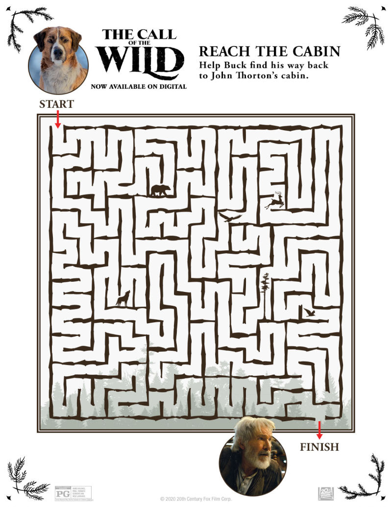 Dog Printable Mazes