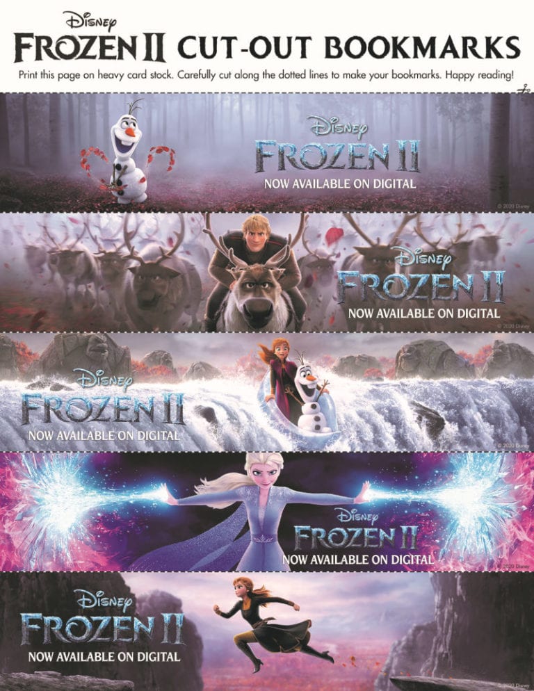 free printable disney frozen bookmarks mama likes this