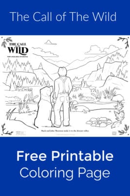 Free Printable Call of The Wild Coloring Page - Mama Likes This