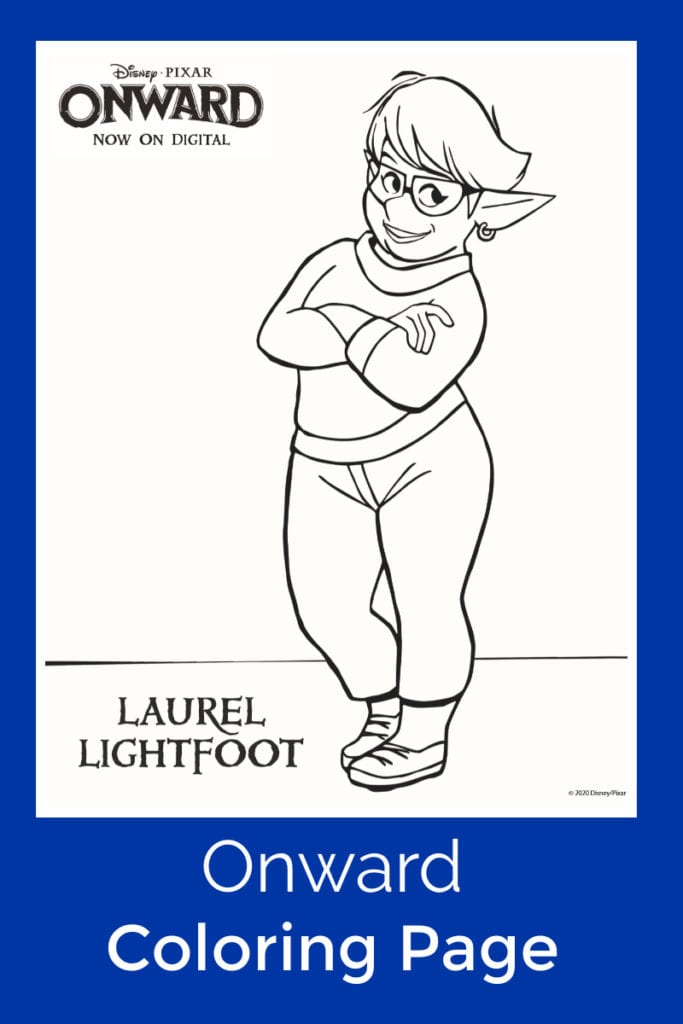 Free Printable Onward Laurel Lightfoot Coloring Page - Mama Likes This