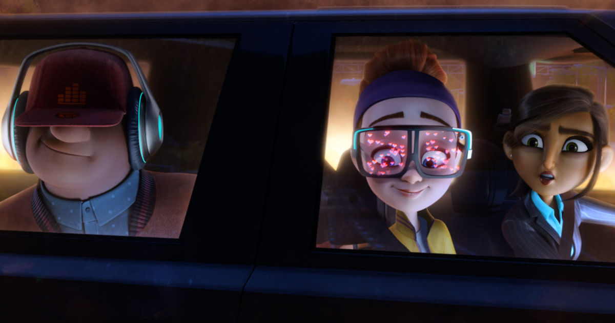 scene from spies in disguise