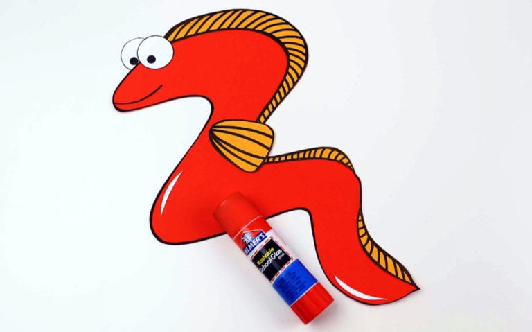 Moray Eel Craft with Free Printable Template - Mama Likes This