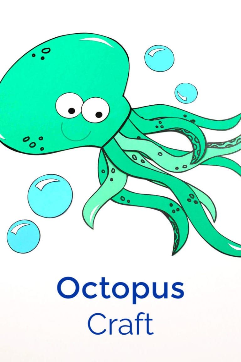 Printable Octopus Craft for Kids Mama Likes This