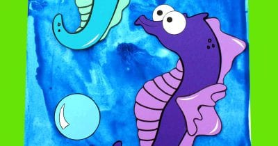 feature printable seahorse craft