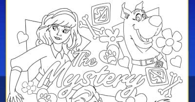 feature scooby doo coloring page