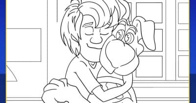 feature shaggy scooby coloring page