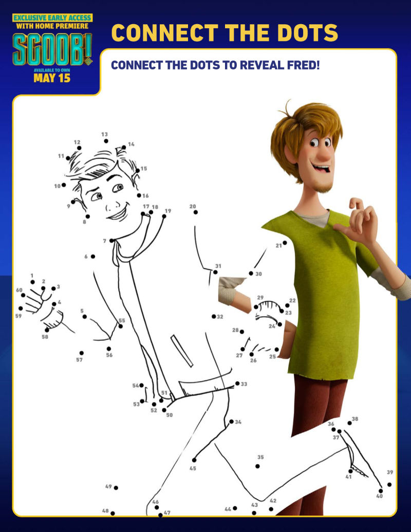 Shaggy and Fred Connect The Dots #ScoobyDoo #Scoob #Shaggy #ConnectTheDots