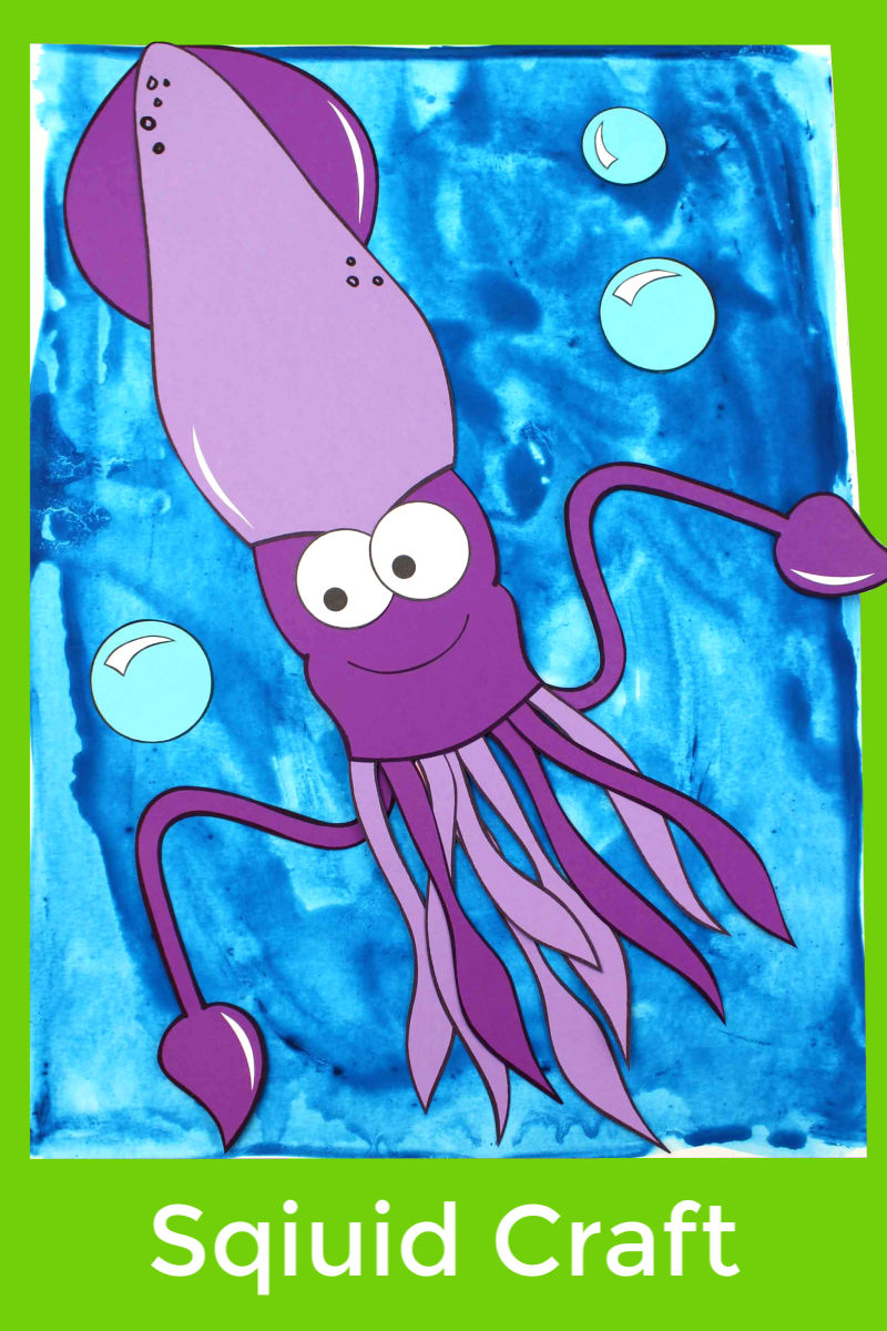 Free Printable Paper Squid Craft - Mama Likes This