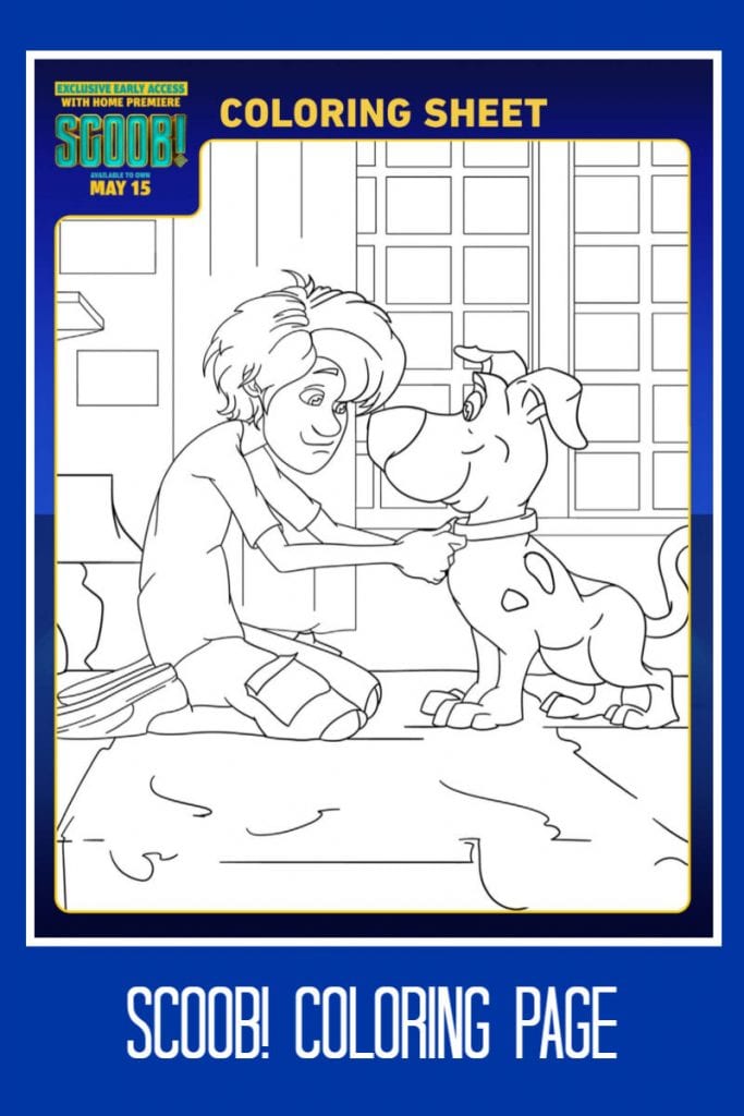 Scooby Doo and Shaggy Coloring Page | Mama Likes This