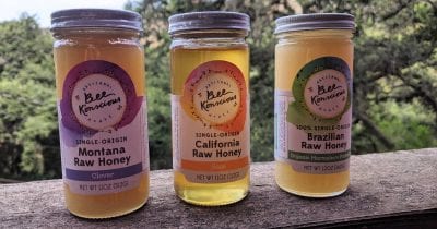 feature artisanal honey jars