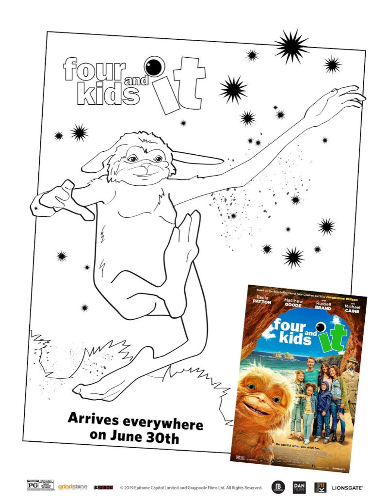 free printable four kids and it coloring page mama likes this