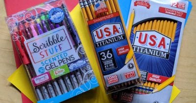titanium pencils and scribble gel pens
