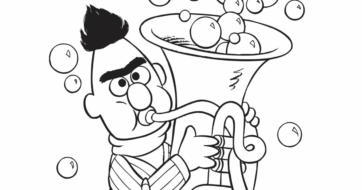 feature bert coloring page