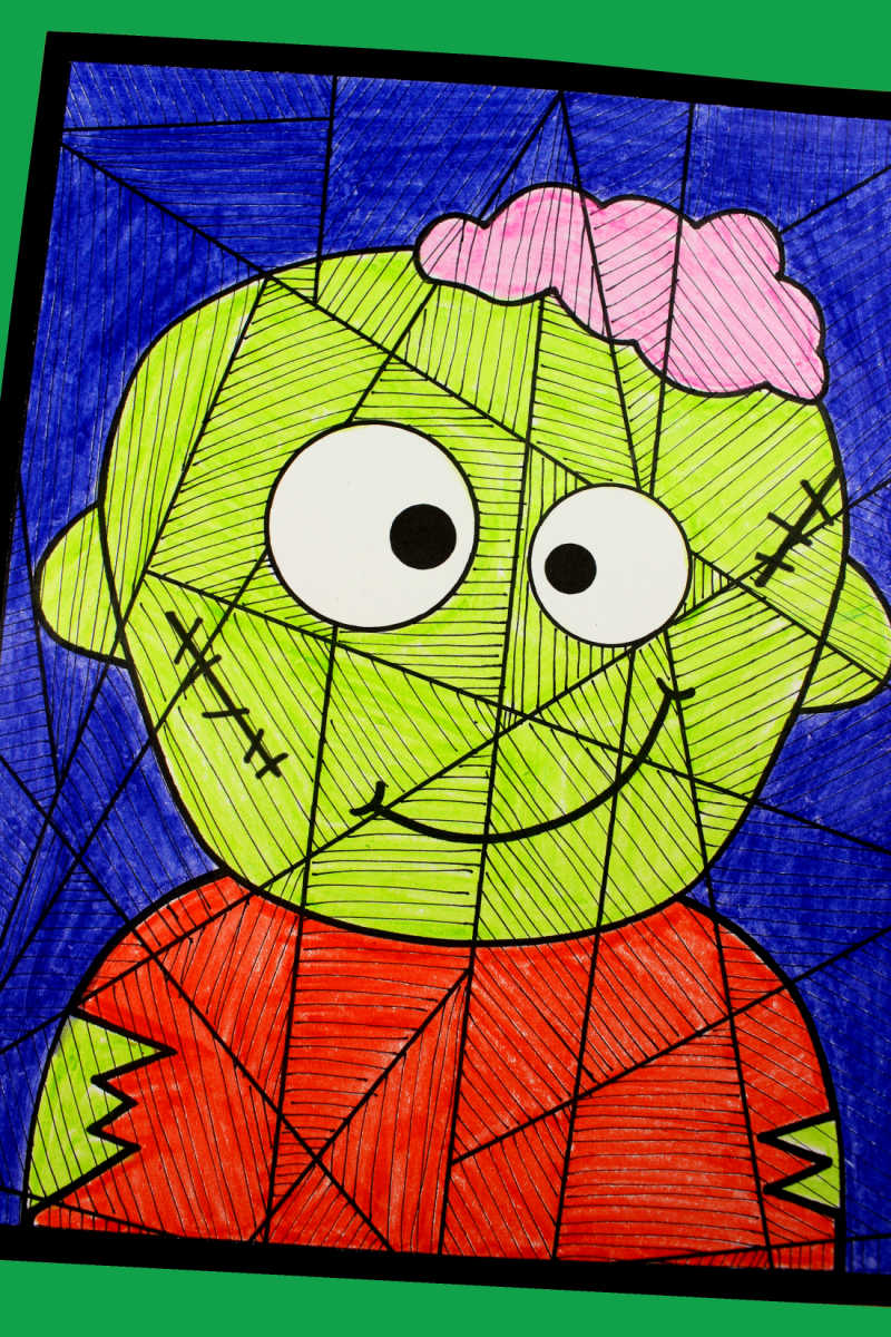 Zombie Craft for Kids #HalloweenCrafts #ZombieCrafts #ZombieCraft #HalloweenCraft