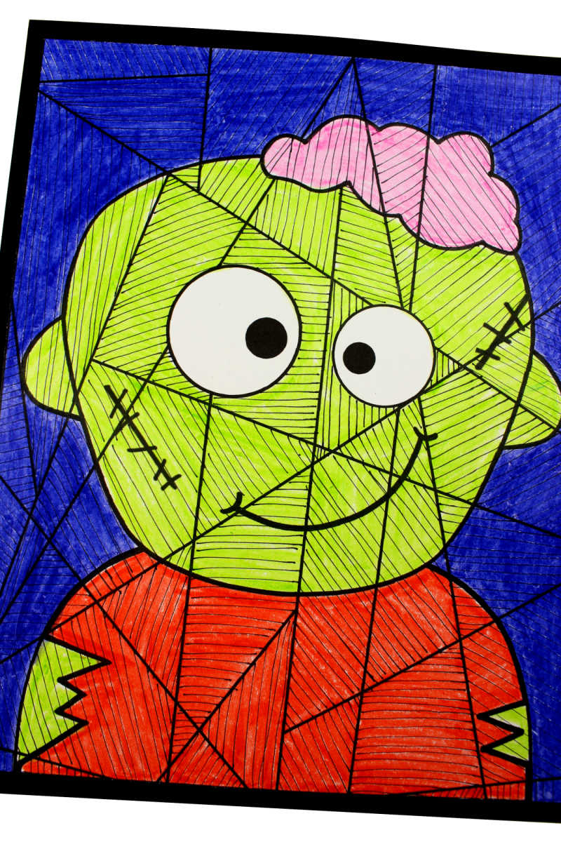 Zombie Craft for Kids #HalloweenCrafts #ZombieCrafts #ZombieCraft #HalloweenCraft