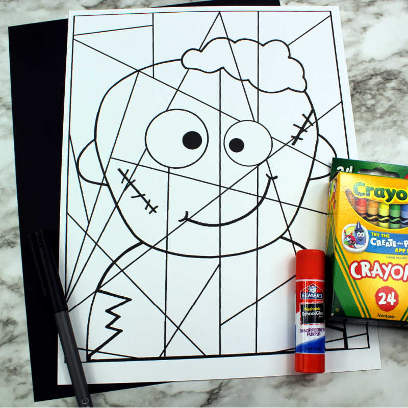 supplies for halloween zombie craft