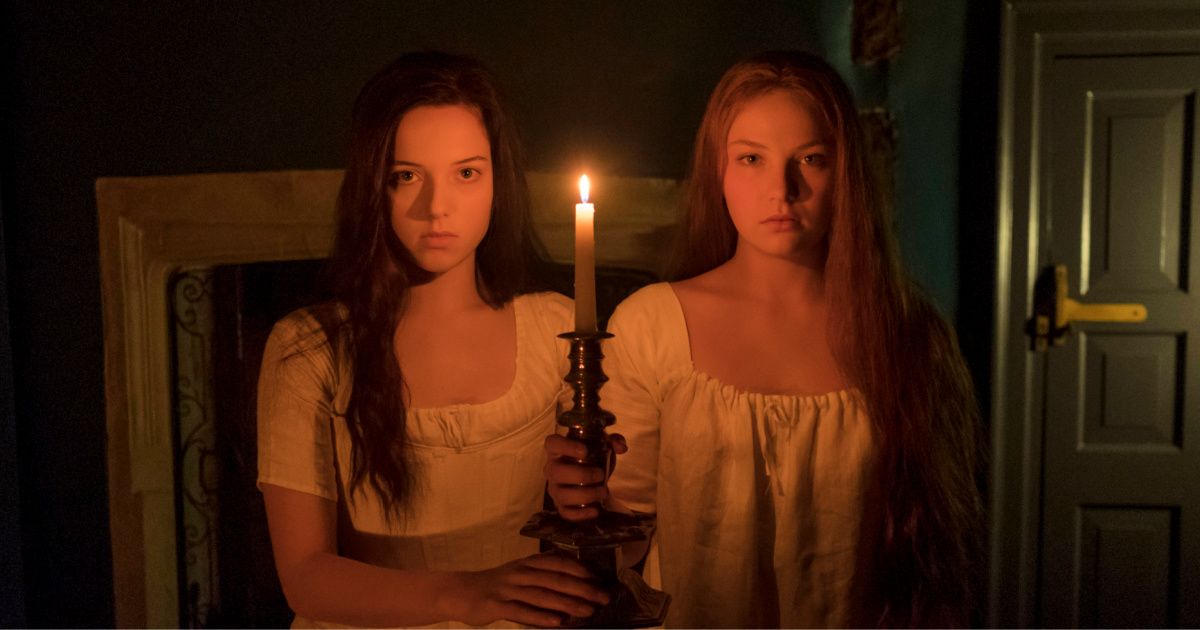 spooky girls in gothic vampire scene