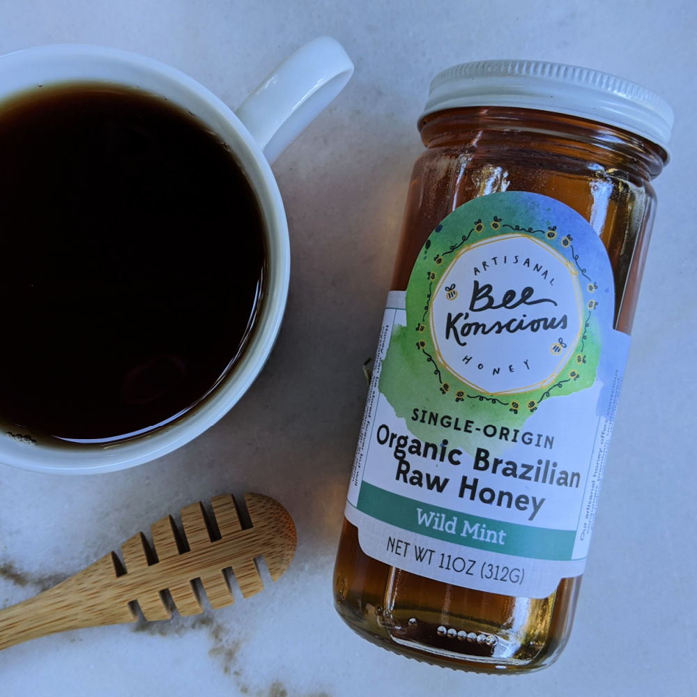 organic brazilian raw honey and tea