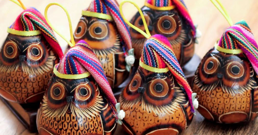 owl holiday ornaments from novica