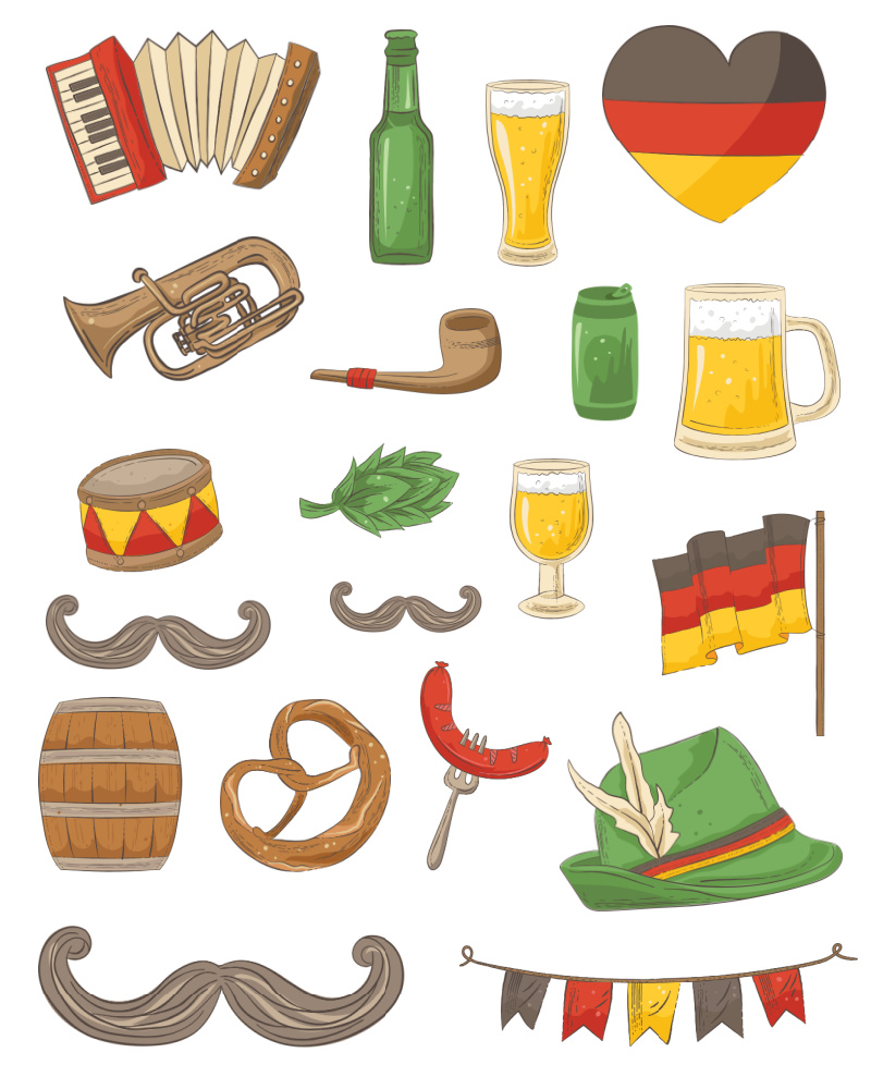 printable oktoberfest stickers