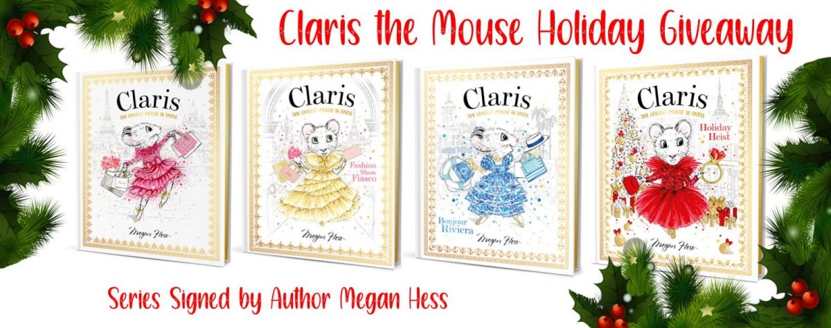 Claris: The Chicest Mouse in Paris book set by Megan Hess